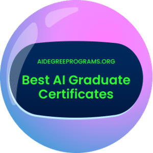 Best AI Graduate Certificates Award Badge